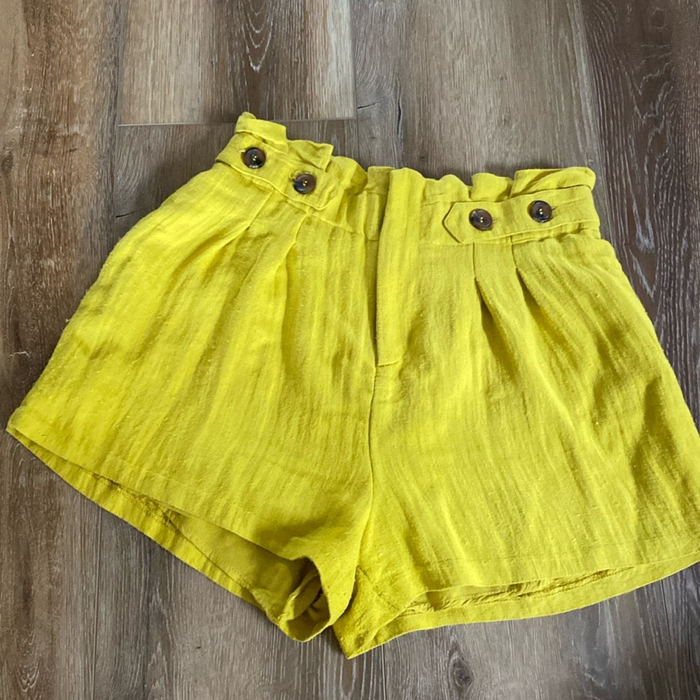 Mustard Yellow Shorts
